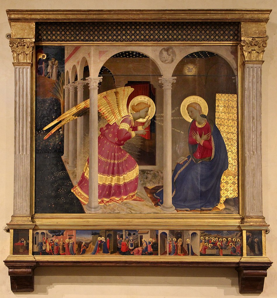 Annunciation by Beato Angelico, Cortona