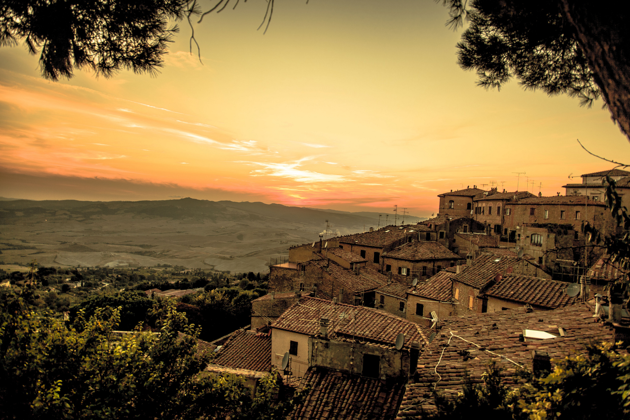 Sunset in Volterra