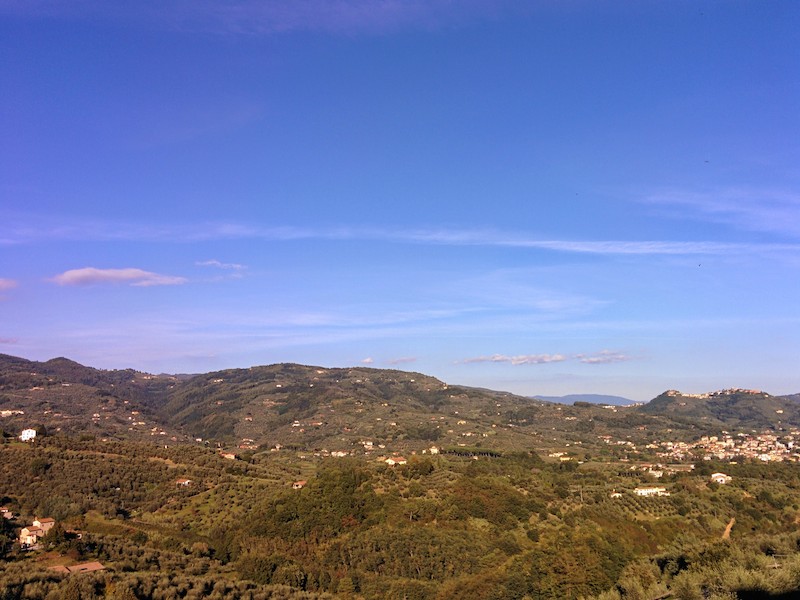 View of Buggiano Castello