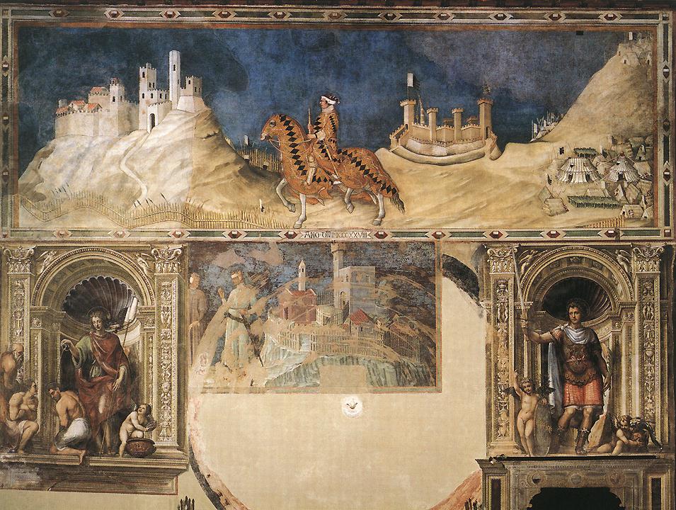 Guidoriccio da Fogliano by Simone Martini