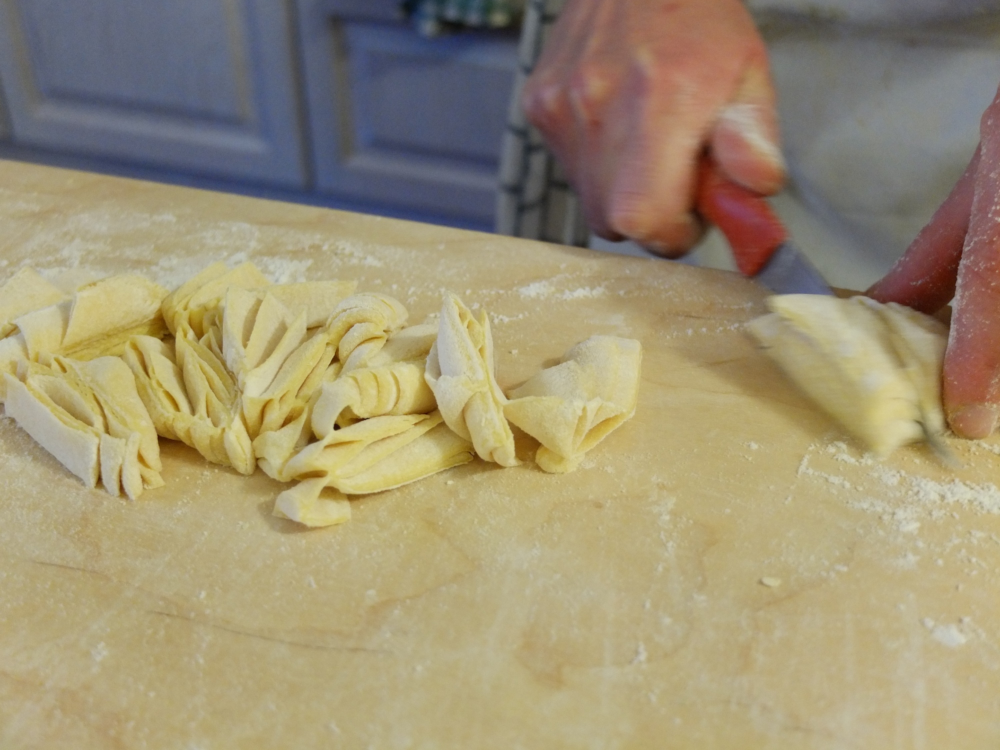 Pasta making class in the hills of Candia